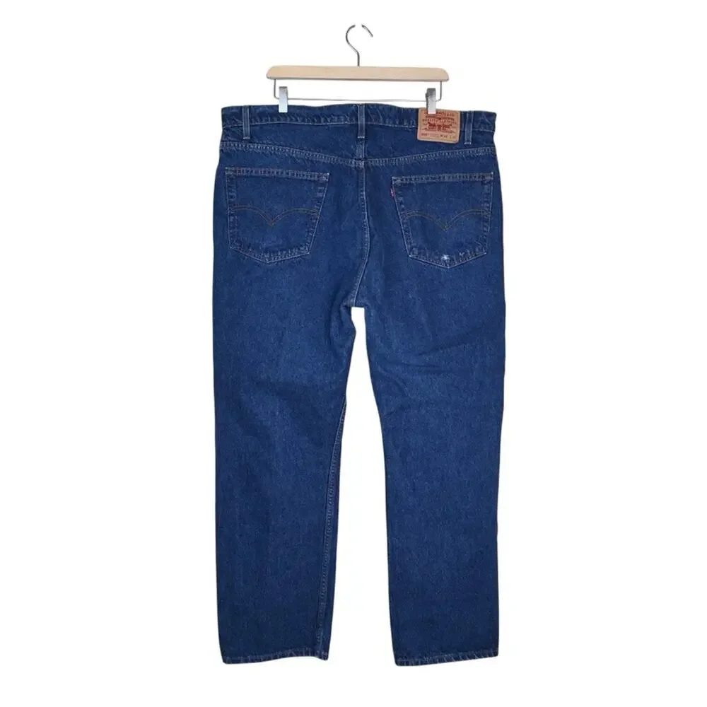 Levi's Mens 505 Regular Fit Straight Leg Vintage Jean 44x30
